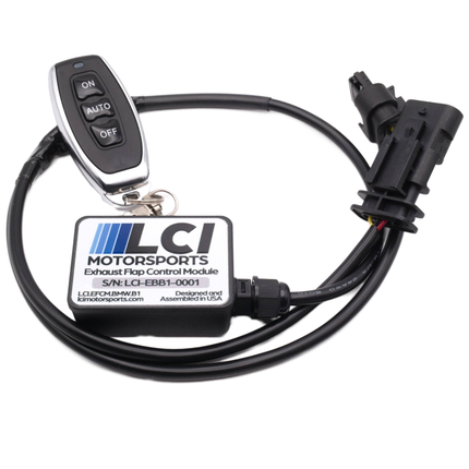 BMW exhaust valve controller with tri-mode operation for open, auto, and closed settings